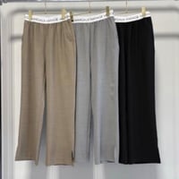 【MARGAUX VINTAGE 2027 PS】ウエストロゴストレートパンツ