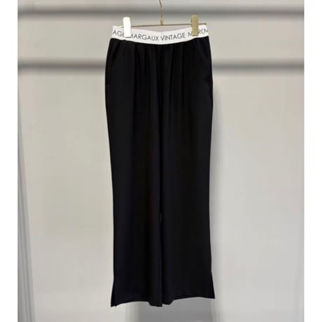 【MARGAUX VINTAGE 2027 PS】ウエストロゴストレートパンツ