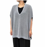 【siro de labonte 2027 SS】V neck mesh vest