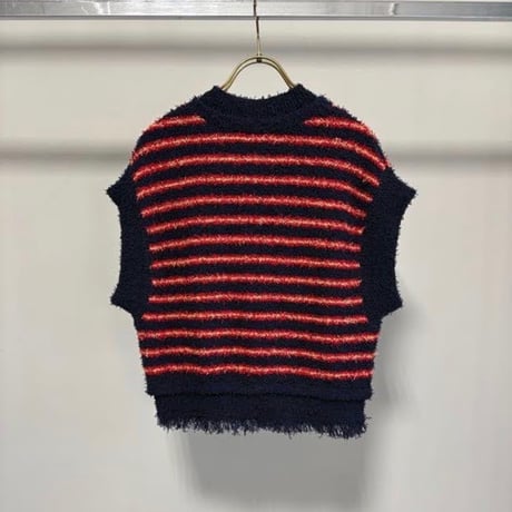 【MARGAUX VINTAGE 2027 PS】ボーダーシャネルニットベスト