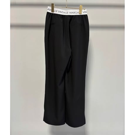 【MARGAUX VINTAGE 2027 PS】ウエストロゴストレートパンツ