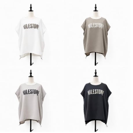 【siro de labonte 2027 SS】MILESTONE tuck pullover