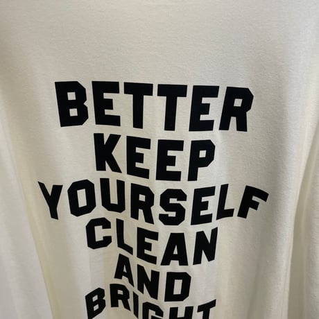 【siro de labonte 2027 SS】message tuck Tshirt