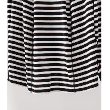 ［YENN264-81111] STRIPE FORM LONG T