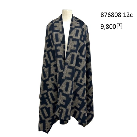 876808インポート生地ロゴショール(限定)