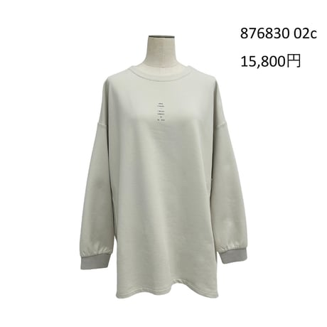 876830裏起毛ハイテンションプルオーバー
