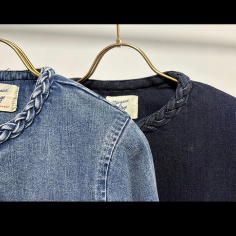 【MARGAUX VINTAGE 2027 PS】編みこみデニムジャケット