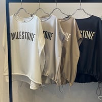 【siro de labonte 2027 SS】MILESTONE tuck pullover