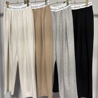 【MARUGAUX 2026 AW】ロゴウエストタックパンツ