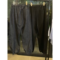 【siro de labonte 2027 SS】curve pants（soft denim　ドローコード付き）