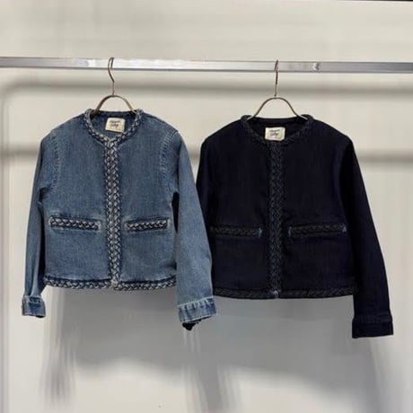 【MARGAUX VINTAGE 2027 PS】編みこみデニムジャケット