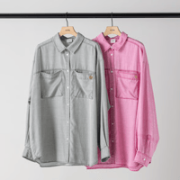 ［YENN264-11134] FADED OVERSIZE SHIRT