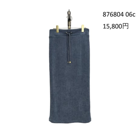 876804ストレッチコーデュロイペンシルスカート