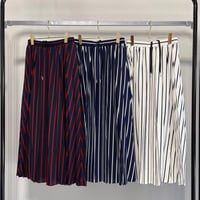 【MARGAUX VINTAGE 2027 PS】ストライププリーツスカート
