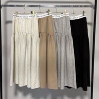 【MARUGAUX 2026 AW】ロゴウエストギャザースカート
