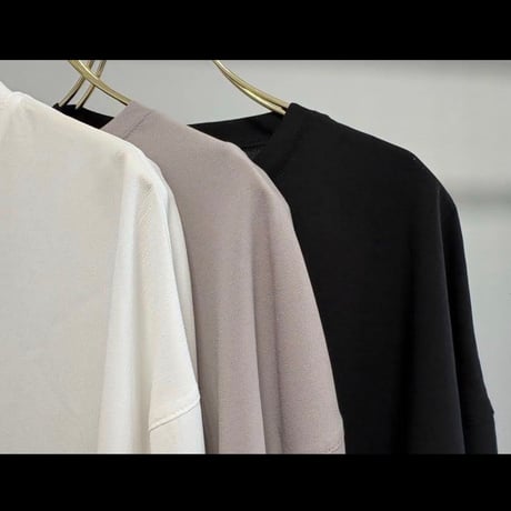 【MARGAUX VINTAGE 2027 PS】シアーロゴ刺繍ブラウス -