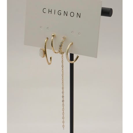 【CHIGNON】4ﾚｲﾔｰｲﾔｶﾌｾｯﾄ