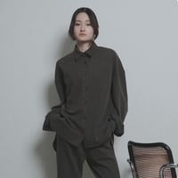 【CYAN TOKYO】シャギーラインウォームシャツブルゾン