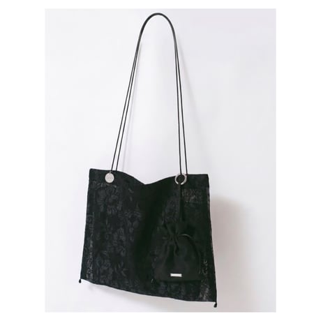 【CHIGNON】 ﾚｰｽﾊﾞｯｸﾞ&ﾐﾆ巾着
