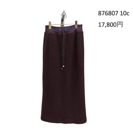 876807インポート生地ペンシルスカート(限定)