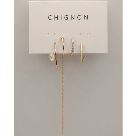 【CHIGNON】4ﾚｲﾔｰｲﾔｶﾌｾｯﾄ