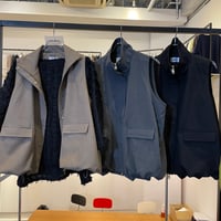 【siro de labonte 2027 SS】balloon vest(stretch twill)