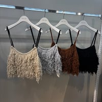 【dignite collier】ループニットビスチェ