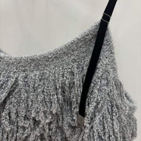 【dignite collier】ループニットビスチェ