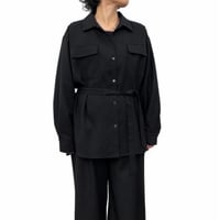 【siro de labonte 2027 SS】shirt jacket(stretch twill)