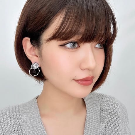 【charmaer】クリスタルツイストピアス