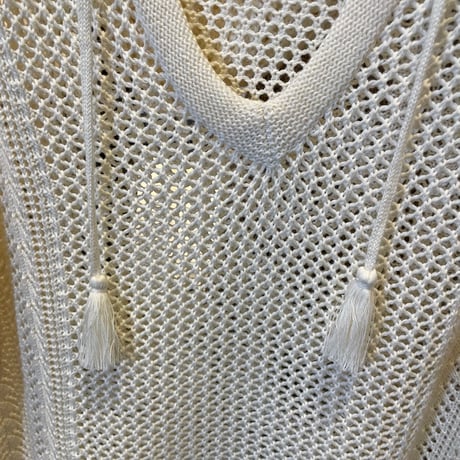 【siro de labonte 2027 SS】lace mesh knit foody