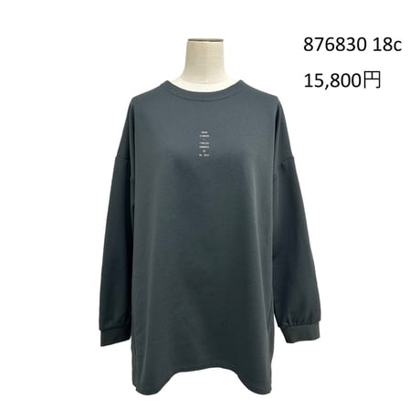 876830裏起毛ハイテンションプルオーバー