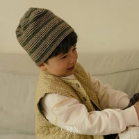 [予約] Forest Stripe Beanie/ OREN by Hibyebebe