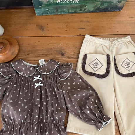 [予約] Shine Blouse/ marron