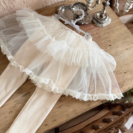 [予約] Kra Cancan Tutu (Fleece-Lined)/ marron