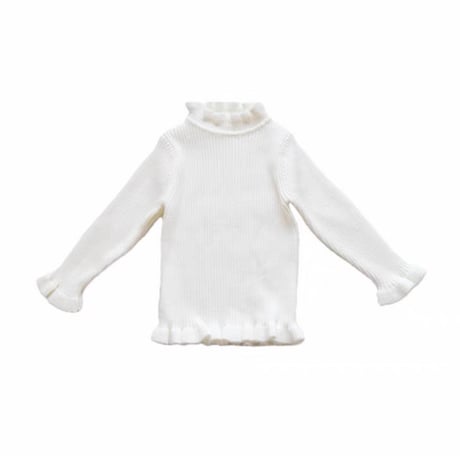 [予約] Flare Cuff Rib Top