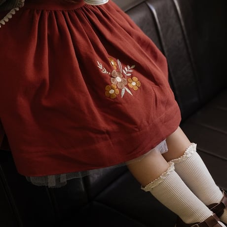 [予約] Autumn Bloom Skirt/ OREN by Hibyebebe