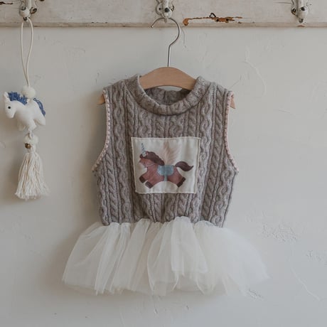 [予約] Pony vest/  Puella FLO
