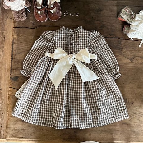 [予約] Cocobell Apron One-piece/ OREN by Hibyebebe
