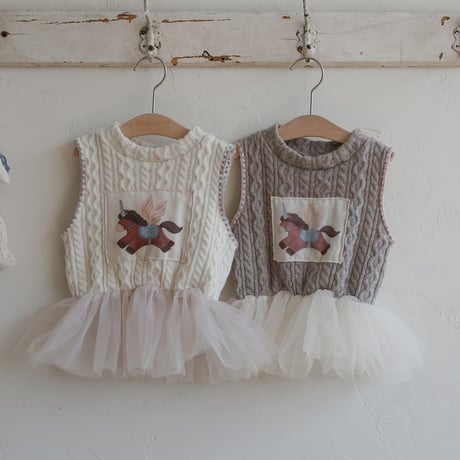 [予約] Pony vest/  Puella FLO