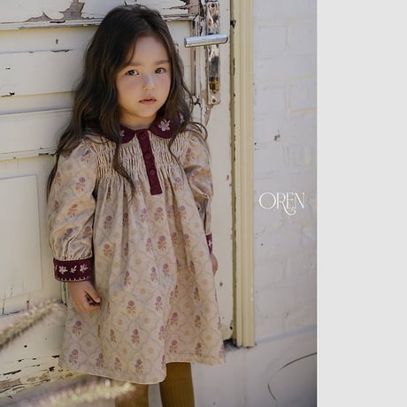 [予約] Camilla Colorblock Dress/ OREN by Hibyebebe