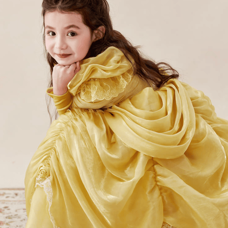 [予約] Golden Belle Princess Dress (&hairpin SET)