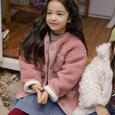 [予約] Lavinia Dumble Fleece Jacket/ OREN by Hibyebebe