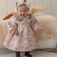 [予約] Merry Lulu padding Dress/ OREN by Hibyebebe