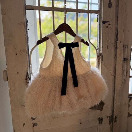[予約] Bubble Mini Dress/ marron