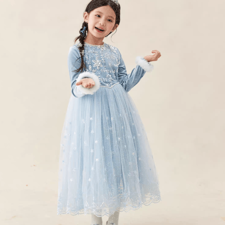 [予約] Ice Palace Princess Dress + Cape SET