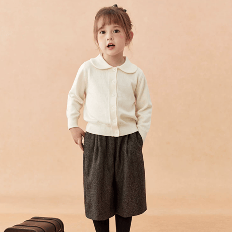 [予約] Soft Peter Pan Wool Knit Top
