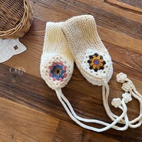 [予約] Hand-Knit Headband/ OREN by Hibyebebe