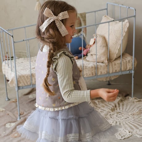 [予約] Bibi quilted vest /  Puella FLO