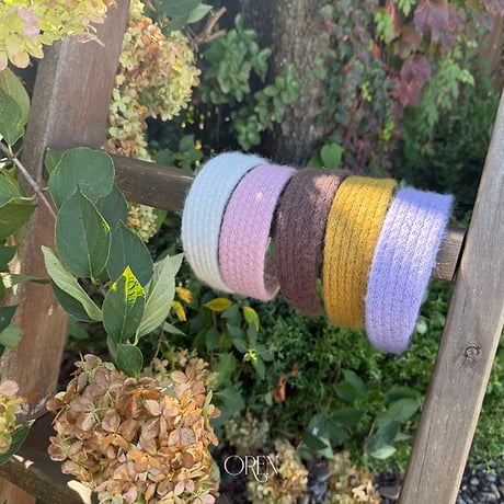 [予約] Lavinia Knit Headband/ OREN by Hibyebebe